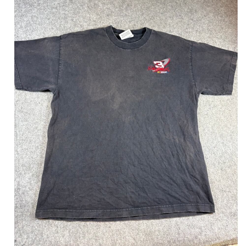 Vintage 90s Dale Earnhardt #3 NASCAR T Shirt Mens XL Black Competitors View